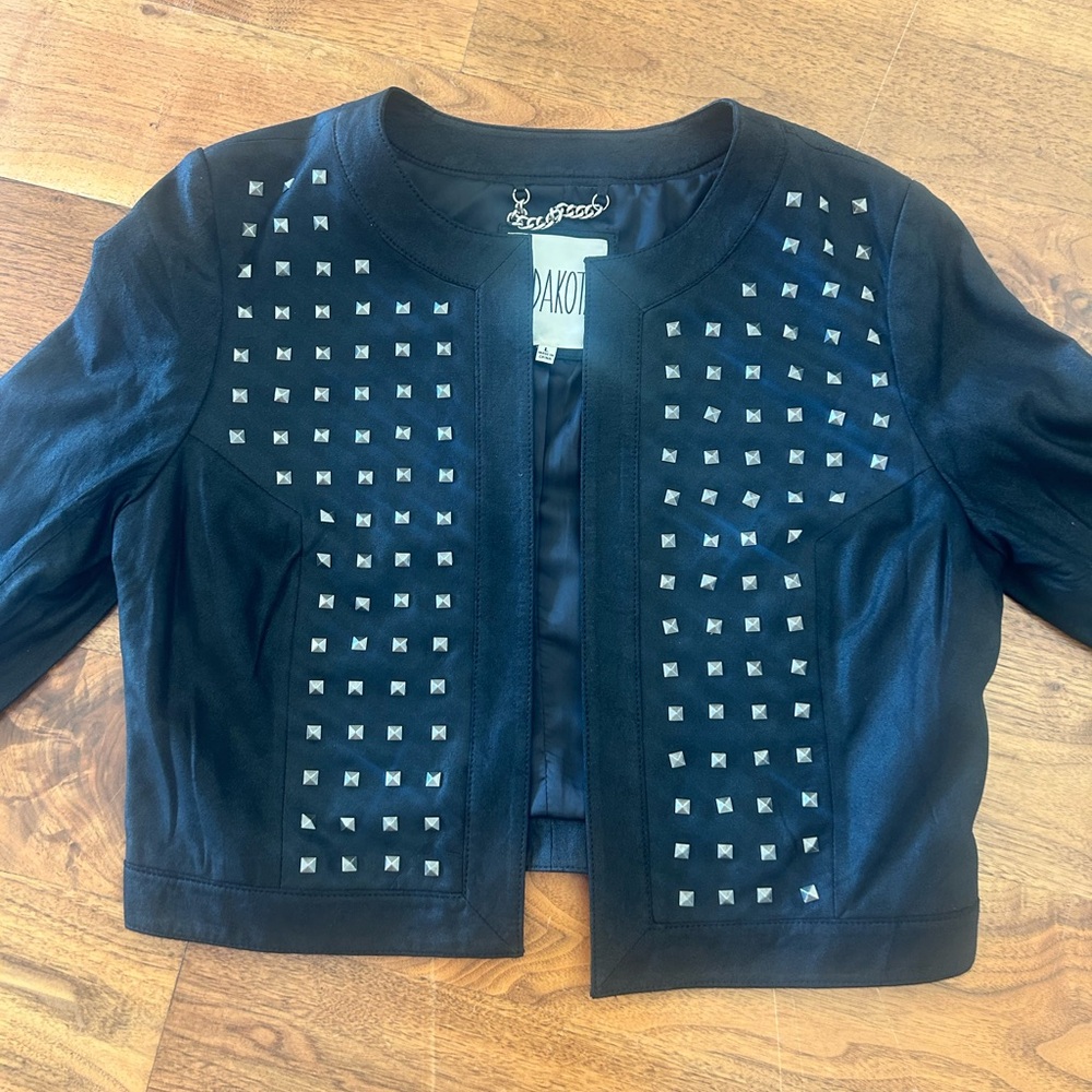 BB Dakota Studded Black Jacket